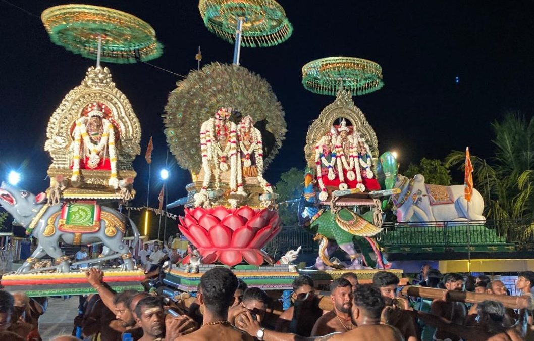 எம்பெருமானின் ஐந்தாம் நாள் மாலை உற்சவம் 15.04.2025